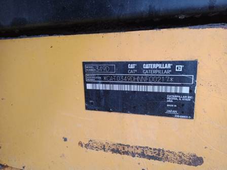 Excavator 349DL